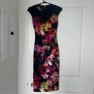 Ted baker Floral Midi dress